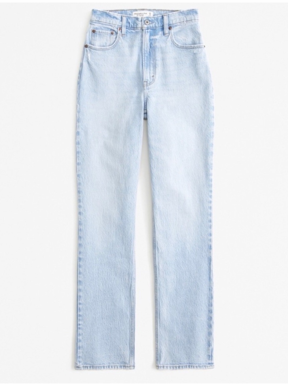 Abercrombie & Fitch Women's Ultra High Rise 90s Straight Jean light